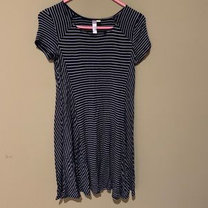 Blue stripe dress